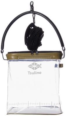 Tsurino See-Through Memory Bucket 24cm Khaki