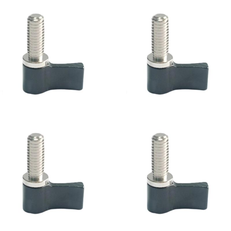 4Pcs/set Adjustable Aluminum L Shaped Mini Handle Screw for Camera Tripods Outdoor Gear