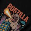 Men T Shirt Pugzilla Dog Lover Funny Japanese Pug Dog Lover Fun Idea Y2K Graphic Short Sleeve Unisex Clothes T Shirts