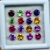 40 Pcs Sapphire Mix Color   Gemstone Lot 4 MM Round Mix Color Sapphire