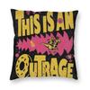Mongo Is Appalled Pillowcase Printed Polyester Cushion Cover Decorative Dungeon Crawler Carl Throw Pillow Case Cover Home Zipper