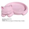 Storage Tray, 3D One-Piece Molding Seamless Polished Rounded Design Jewelry Holder, Cat Fishbone Design Jewelry Organizer for Rings Earrings