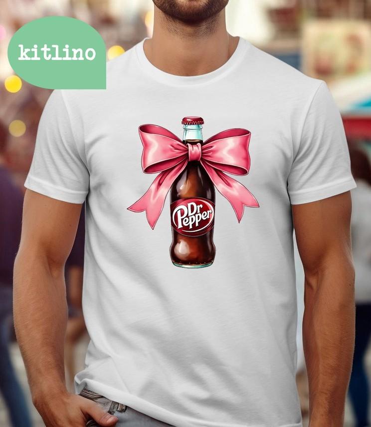 

Dr Pepper Рожевий Бант Різдвяна F13015 Унісекс Футболка XXL