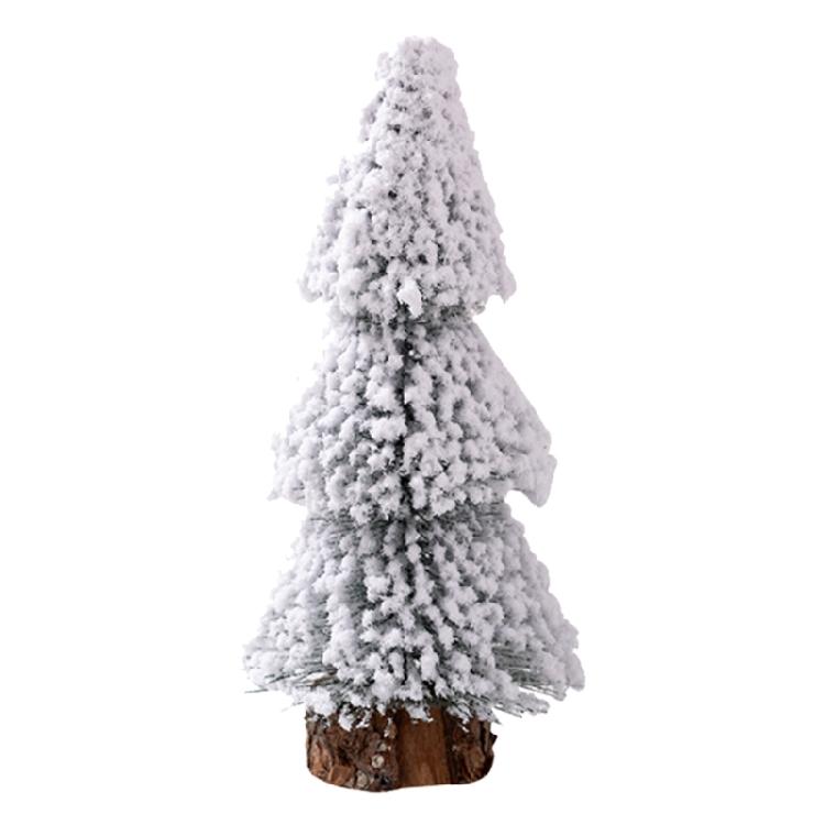 

Small Christmas Trees Decorations Artificial Small Snow Pine Tree Desktop Ornaments Party Supplies