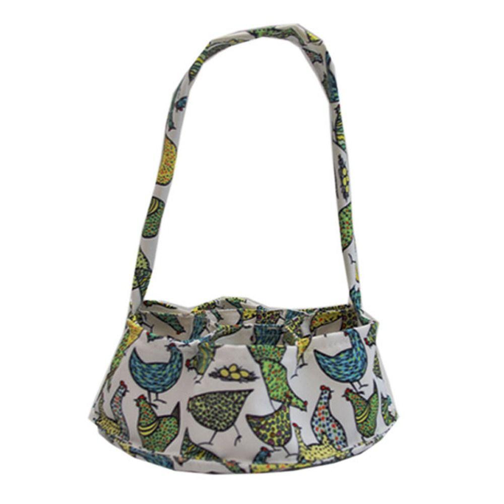 Soft Eggs Gathering Bags Portable Canvas Egg Holder Quality Material Easter Egg Collector  Kitchen