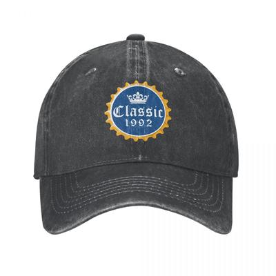 Spring Summer Women Unisex 1992 Classic Mexican Beer Bottle Cap 30th Birthday Baseball Cap Fashion Hat Sports Denim Casquette