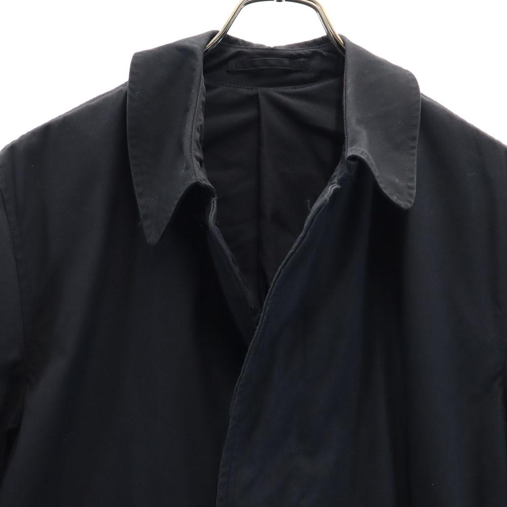 US NAVY 80s DLA Vintage Raincoat M Black series Stainless color Men's Used