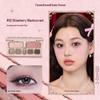 Hua Zhi Xiao Erdbeer-Cupid-Gesichtspalette: Einfach aufzutragender Lidschatten, Rouge, Highlighter mit feiner Pudertextur.