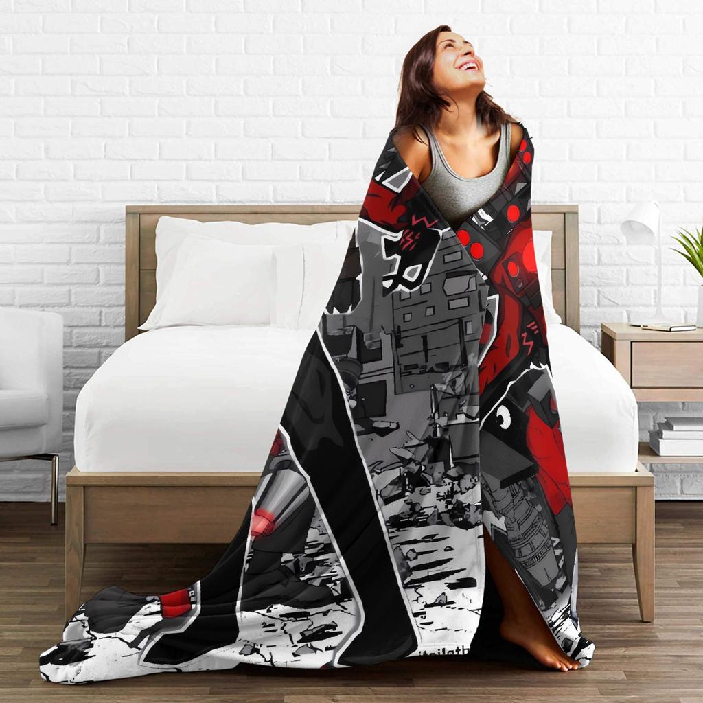 Titan Speakerman Potenziato Titan Flannel Blankets Warm Soft Throw Blanket for Home Decor Decorative Bedspread Sofa Bed Cover