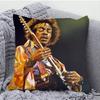 SINGER J-JIMI H-HENDRIX Pillow Case Square Pillow Bedroom Sofa Leisure Comfort Cushion Car Living Room Home Decoration