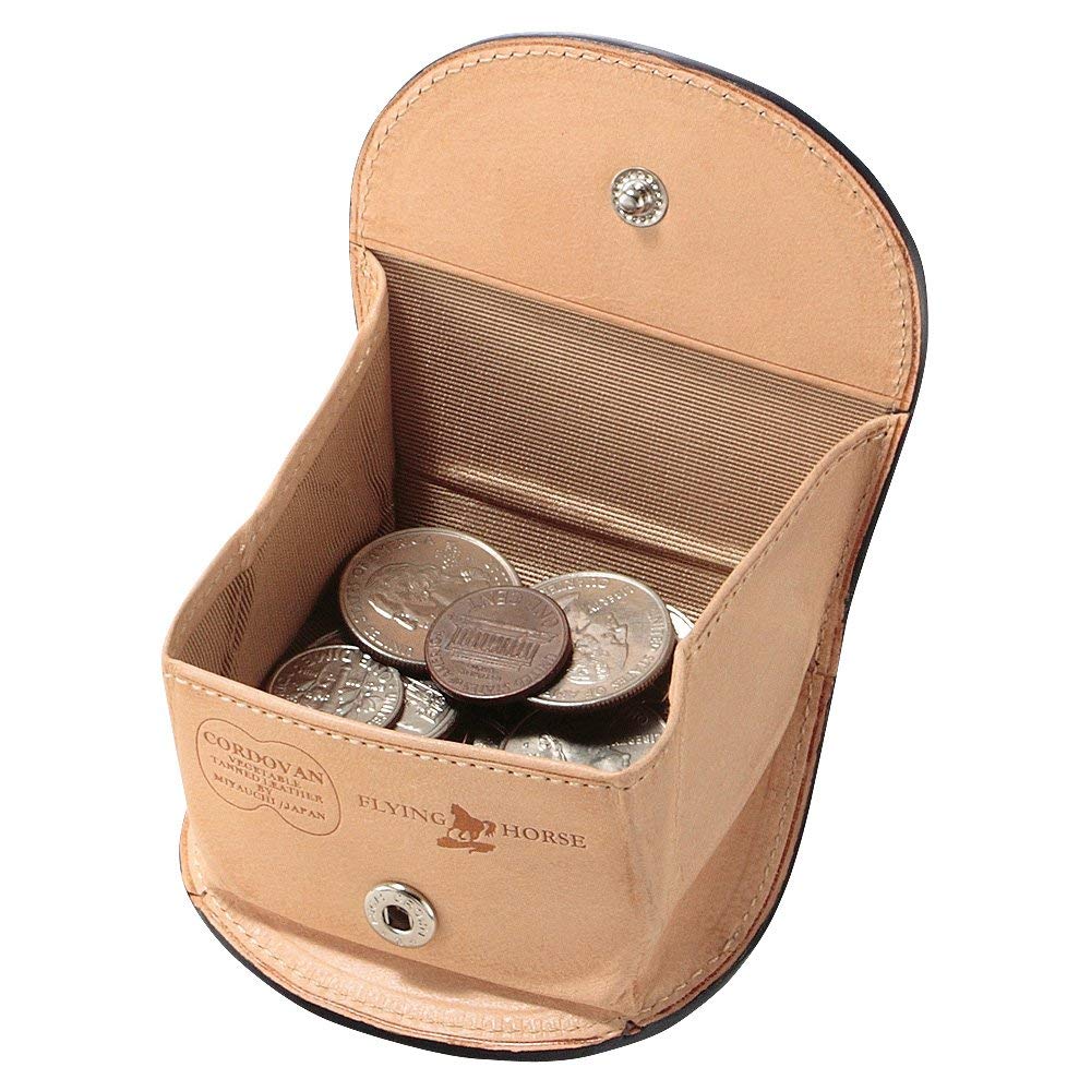 Münzbörse Münzetui Cordovan [Flying Horse] Herren (04.Marine)