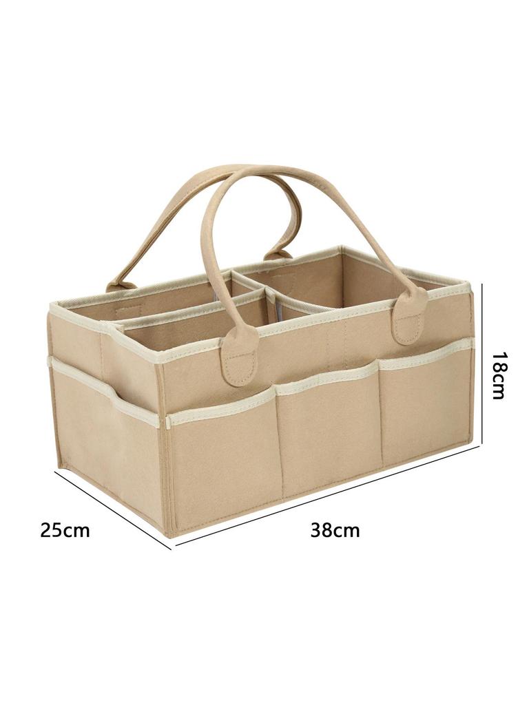 Large Felt Diaper Storage Tote Bag