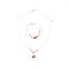 Ladies Butterfly Pendant Necklace Bracelets For Women Beads Necklace Choker Accessories Jewelry Gift
