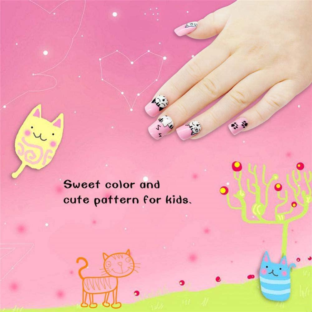 24pcs Nail Art Decoration Geometry Nails Tip Full Cover ABS False Nail Manicure Tools C27
