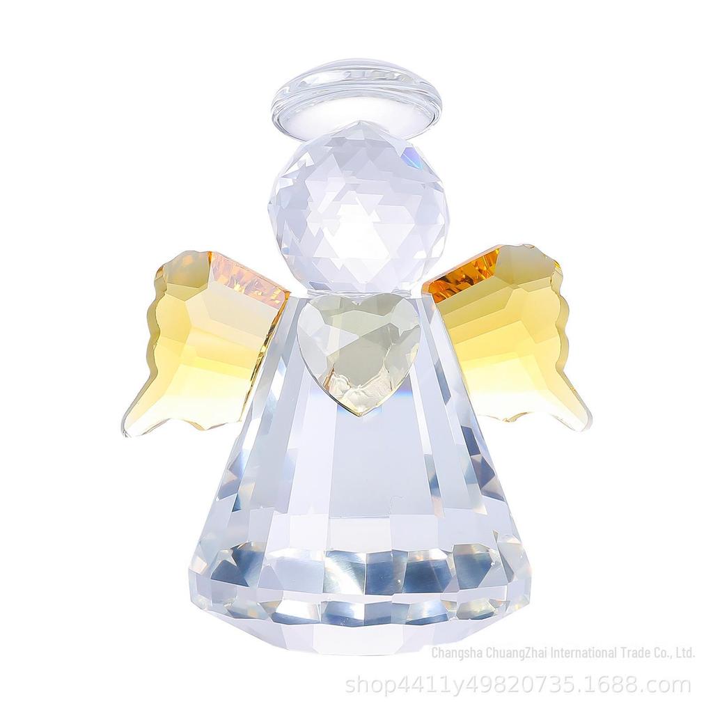 Crystal Angel Ornament - Creative Gift for Birthdays and Weddings