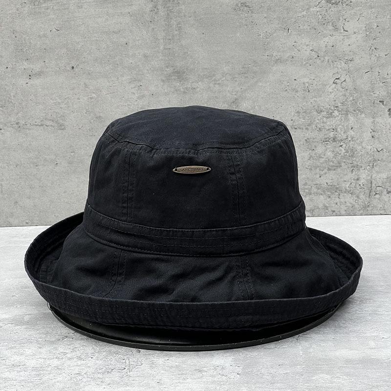 

Японская стираная хлопковая шляпа-ведро с отворотом Женская летняя в стиле Ins с большими полями Защита от солнца УФ-защита от ультрафиолета Шляпа-таз m55-57cm, adjustable to smaller sizes