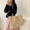 Yogodlns Large Capacity Handmade Weaving Bag Outdoor Beach Straw Ladies Shoulder Bag Summer Women's Shopper Handbag