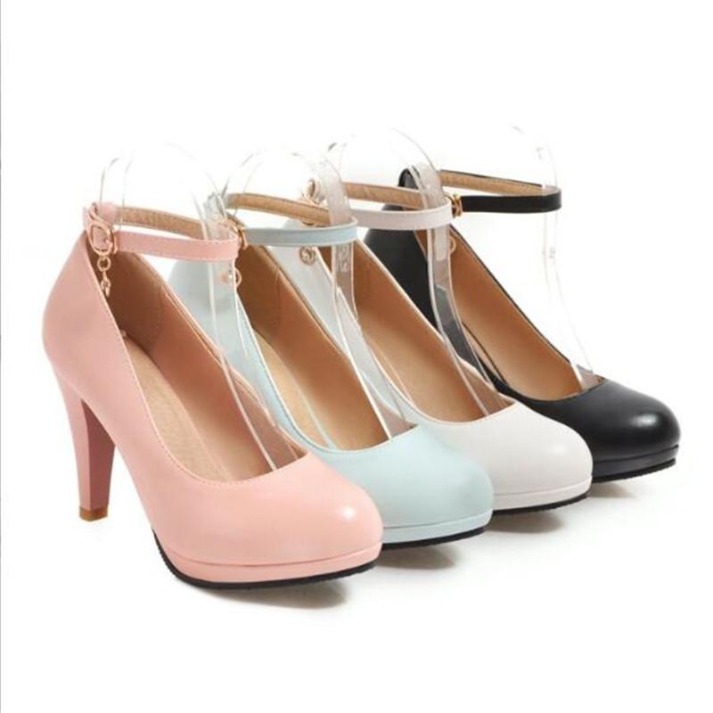 Children Girls High Heel Shoes Kids Princess Shoes Fashion Simple Platform Pumps Women's High Heels For Party Wedding 31-43