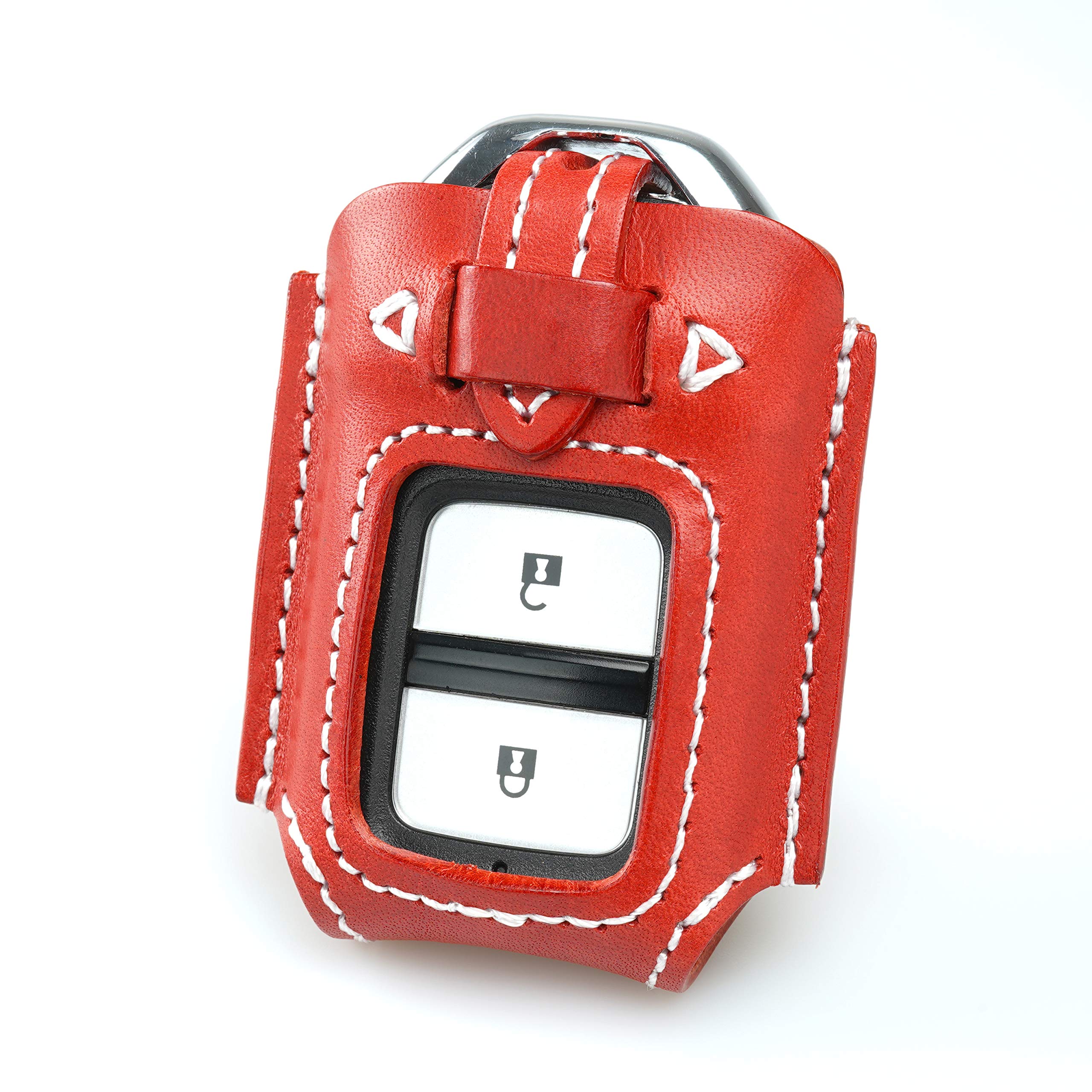 

Leather Chaya Honda Smart Key Case, Genuine Leather, Step Wagon, Fit, Vezel, Fried, Odyssey, красный