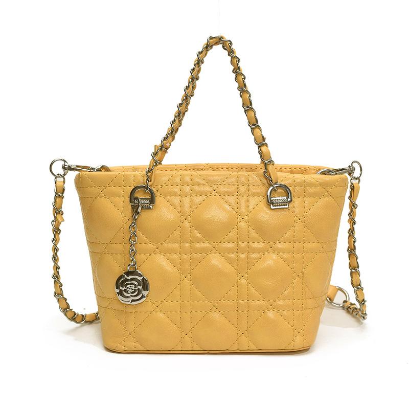 

Summer new casual one-shoulder armpit bag fashionable small bag women s literary one-shoulder messenger chain bag жёлтый