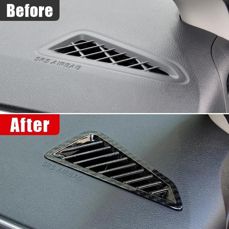 For Toyota Corolla Cross XG10     Interior Front Up Air Condition Outlet Vent Frame Cover Trims Car Accessories