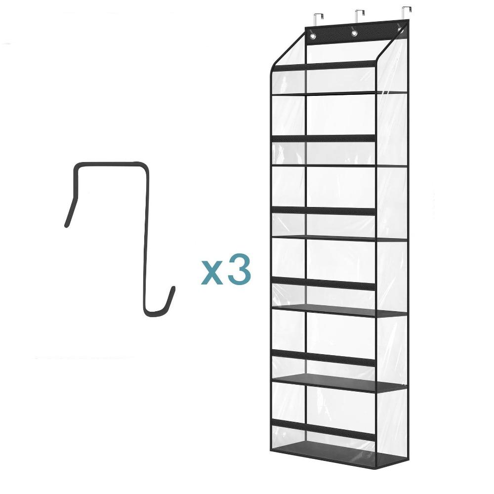 Wall Mounted Multi-layer Storage Bag Large Capacity Over The Door Organizer  Holds Up To 72 Caps