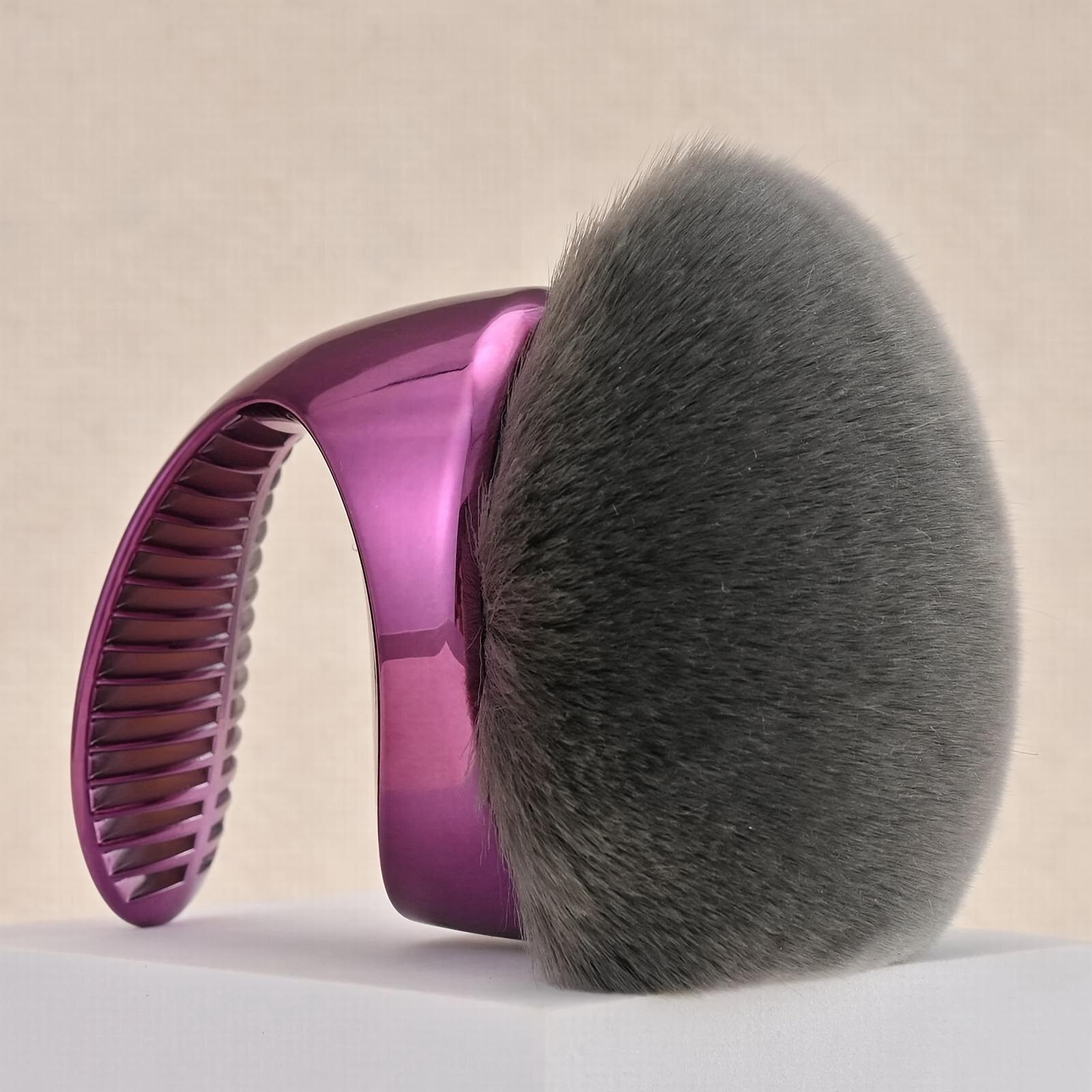 

Extra Large Body Brush for Tanning & Tattoo Bristles, Seamless Blending, Oval Ergonomic Handle for Legs, Arms, Back,Modern Beauty Tool фиолетовый