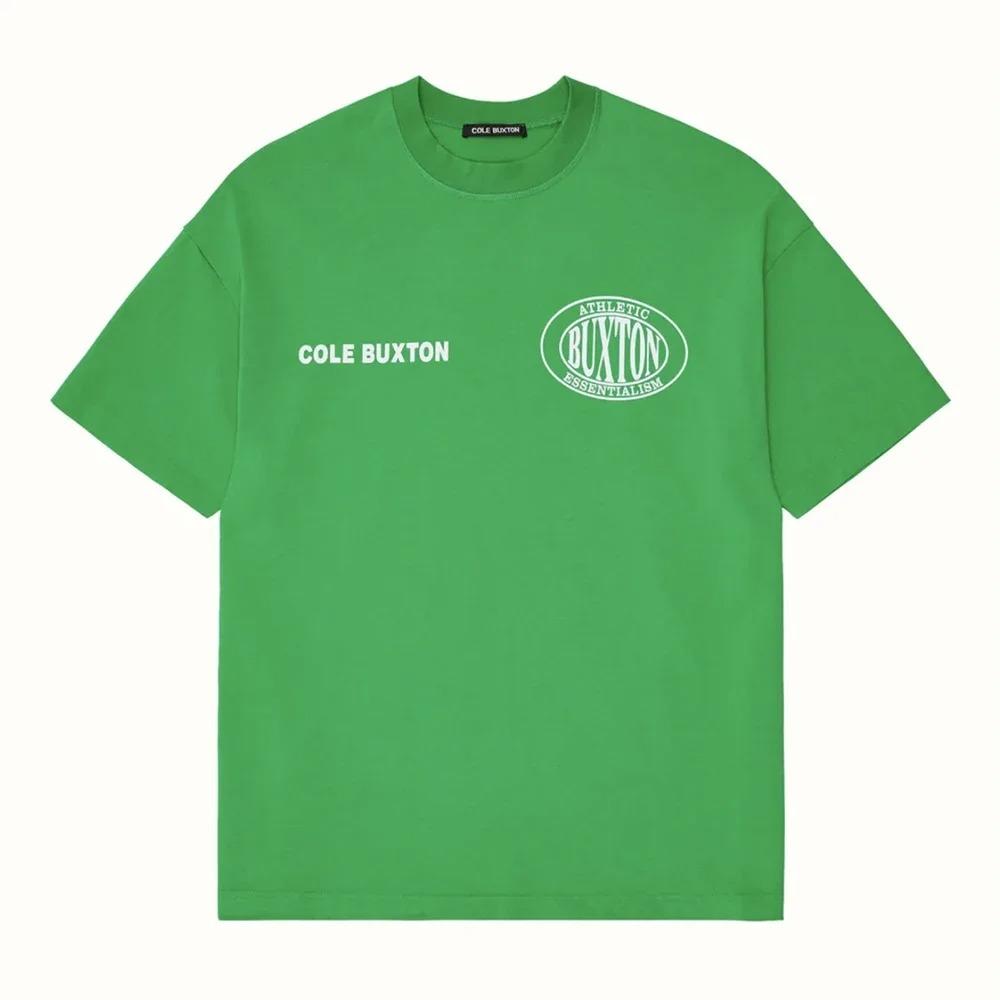 American High Street COLE BUXTON Tops Label Minimalist Letter Print Casual Couple Shirt Loose Cotton Short Sleeved T-shirt