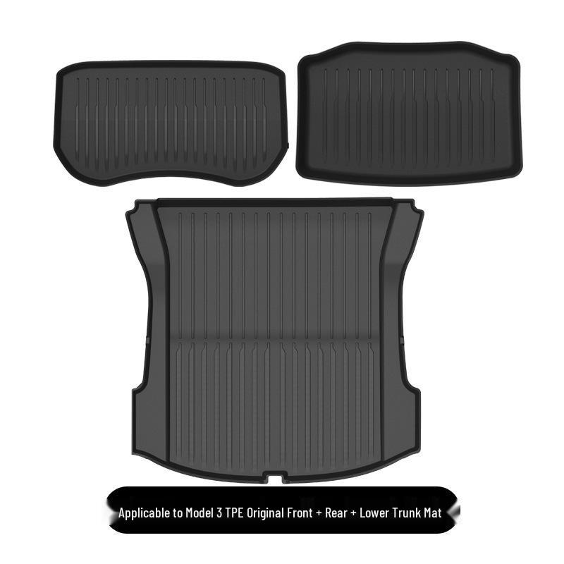 Tesla Model 3/Y Full Coverage Floor & Trunk Mats (RHD) - Front & Rear