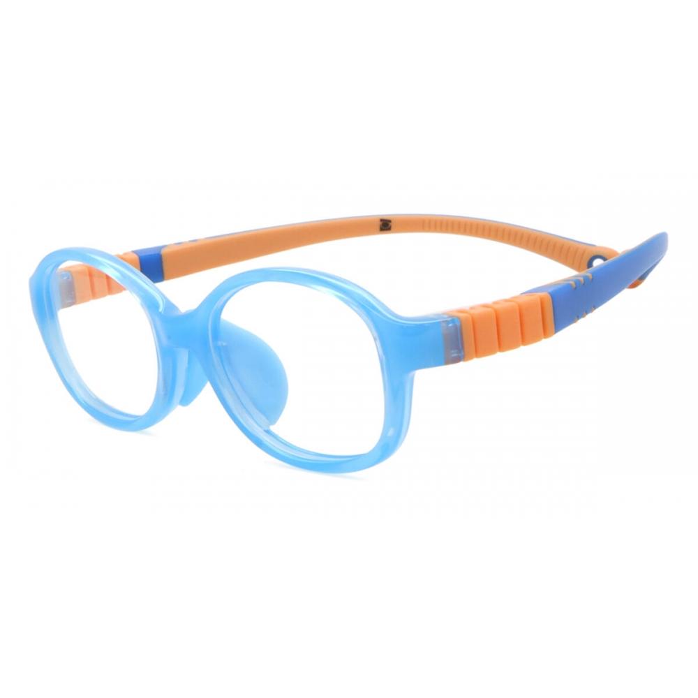 Full Rim Oval Blue Smartbuy Kids Doodle 9021 C2 Fashion Kids Eyeglasses