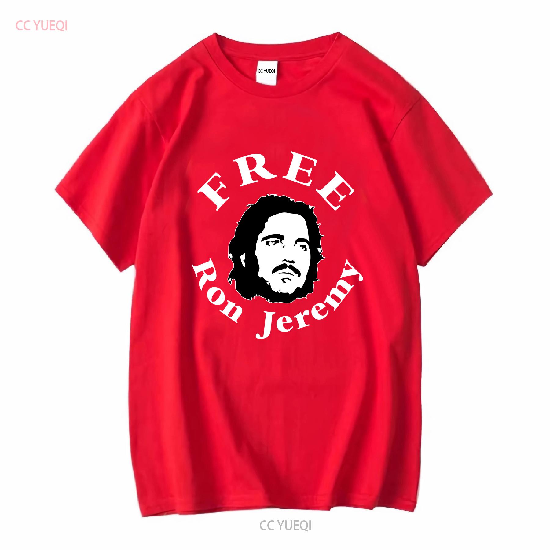 Free Ron Jeremy Funny T shirt tee PornStar XXX vintage Washed Breathable Stylish streetwear Top For Everyday Wear Comfortable S