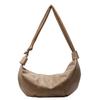 Pu Dumpling Bag For Women With Wrinkled Design For Daily Fashion