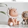 Large Nordic Lion Piggy Bank: Cute Decorative Coin Holder for Children's Room or Living Room