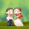 Adorable Western-Style Newlywed Couple Korean-Inspired Creative Figurines for DIY Garden Landscapes