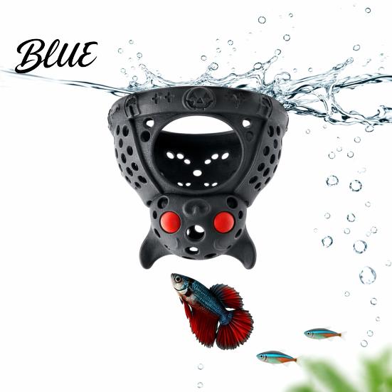 Halloween Fish Tank Decoration Aquarium Hideout Floating Bat Betta Hammock Ghost Hide Cave Hideout And Resting Spot for Shrimp Hollow Ornament