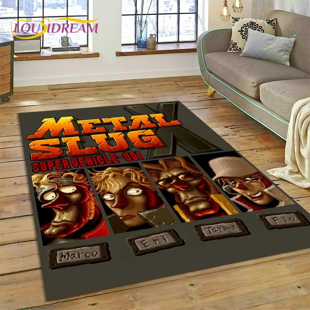 Metal Slug Retro Game Cartoon Customized Carpet Rug for Bedroom Living Room Home Sofa Decoration,Kid Play Large Decor Floor Mat