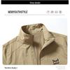 Mao Ren Men's Stand Collar Casual Work Jacket