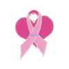 HX6F Gesundheitsbewusstsein Rosa Schleife Anstecknadel für die Feierlichkeiten zum Frauentag Legierung Reversnadel