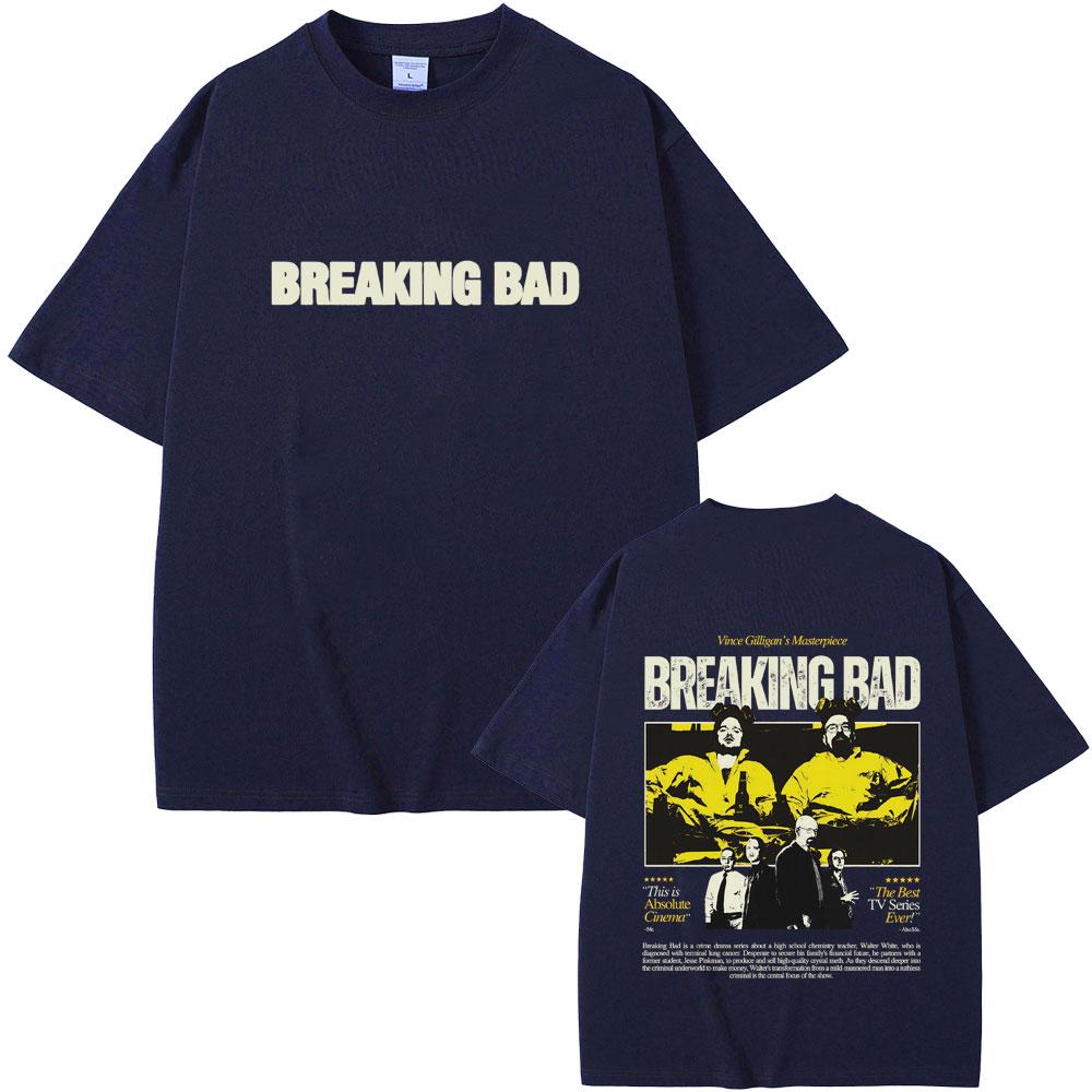 Heisenberg TV Breaking Bad Graphic T Shirts Better Call Saul Print Tshirt Unisex Women Casual Soft Cotton Oversized Crewneck Tees