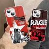 R-Rage A-Against T-The M-Machine Band Tempered Glass For Iphone 14 13 12 11 Pro Mini XS MAX 14Plus X XS XR Fundas