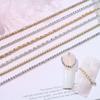 25Cm Long Luxury Crystal Pearl Chain Nail Charms 1.5/2Mm Shining Clear Diamond Nail Art Metal Glass Manicure Crystal Nail Charm