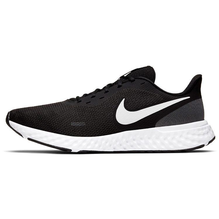 Nike REVOLUTION 5 Antidérapantes Légères Basse Coupe Plaque Carbone Décontractées Chaussures de Ville Trajet Quotidien Course à Pied Homme Noir BQ3204-002