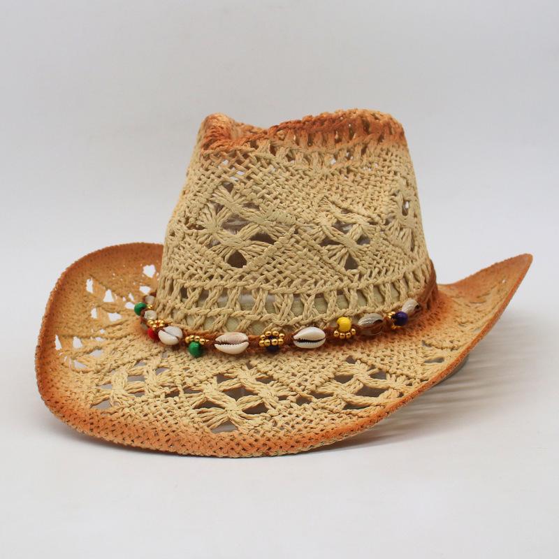 Hot Sunscreen Hat, Trendy Summer Woven Hat, Seaside Sunshade Hollow Bow Sun Hat