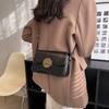Small Retro Fashion Shoulder Bag Urban Minimalist Style Pu Material Crossbody Bag