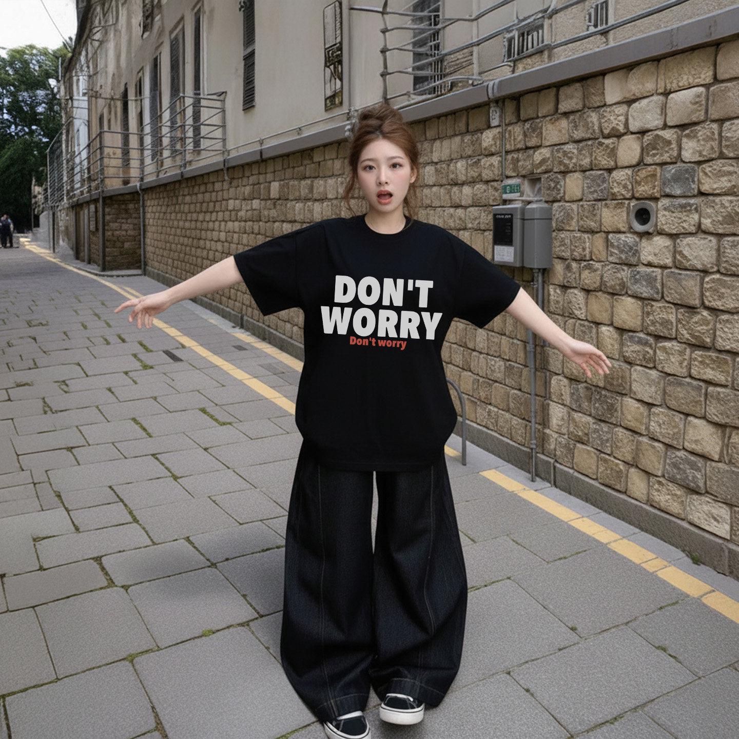 2026 Women s Loose Fit Summer Cotton T-Shirt: Stylish American Short-Sleeve, Slimming, and Comfortable XL