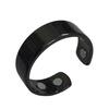 Magnetic Acupressure Ring Zinc Alloy Ring Hypoallergenic Open Design Ring Promotes Sleep Quality Stress Reduction for Men Women