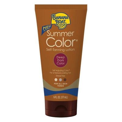 Loción Autobronceadora Banana Boat Summer Color Tono Profundo Oscuro 177ml para todos los tonos de piel, 1 unidad