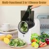 Electric Cheese Grater,Multifunctional Electric Slicer,Vegetable Slicer, Salad Maker,Food Processor