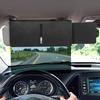 Polarized Sun Visor Extender For Car With Zipper Slider Upgraded Uv400 Car Sun Visor Extension Pc Lens Side Sunshade Auto Accessories