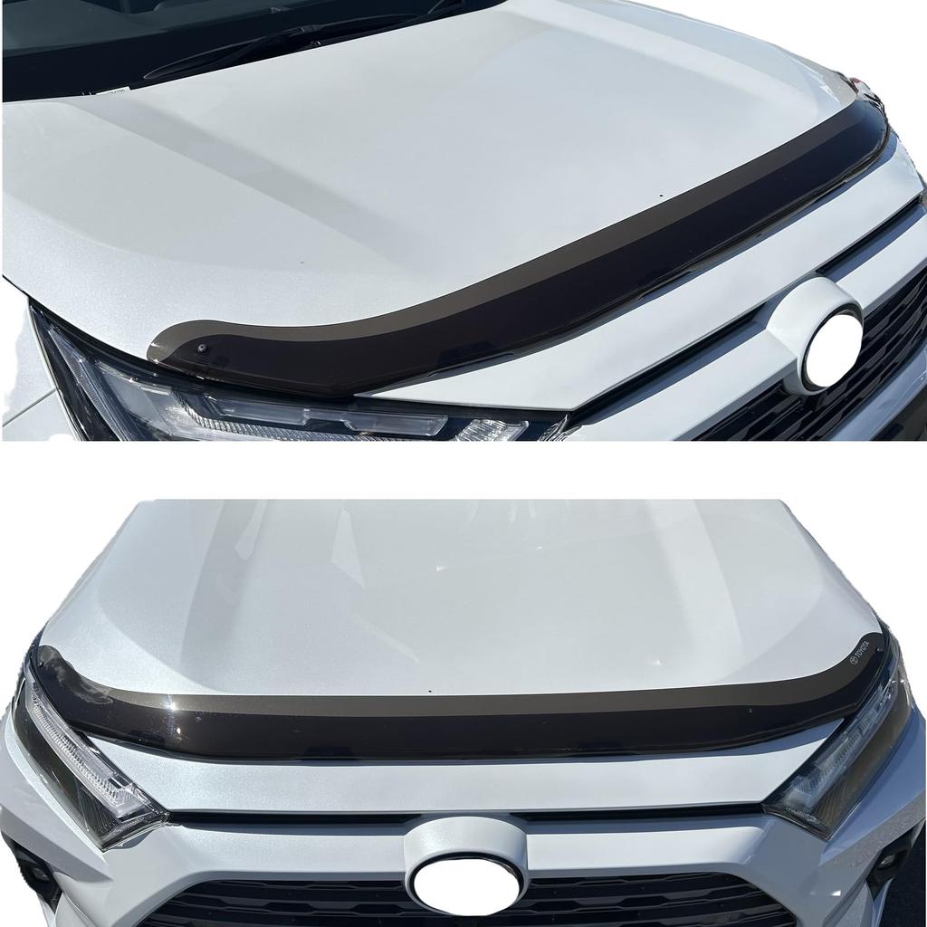 Marino Avenue Bug Guard for Toyota Rav4 1 Set Installation Instructions Included Insect Bonnet Hood Front Guard (50 Series) - Vehicle-Specific -